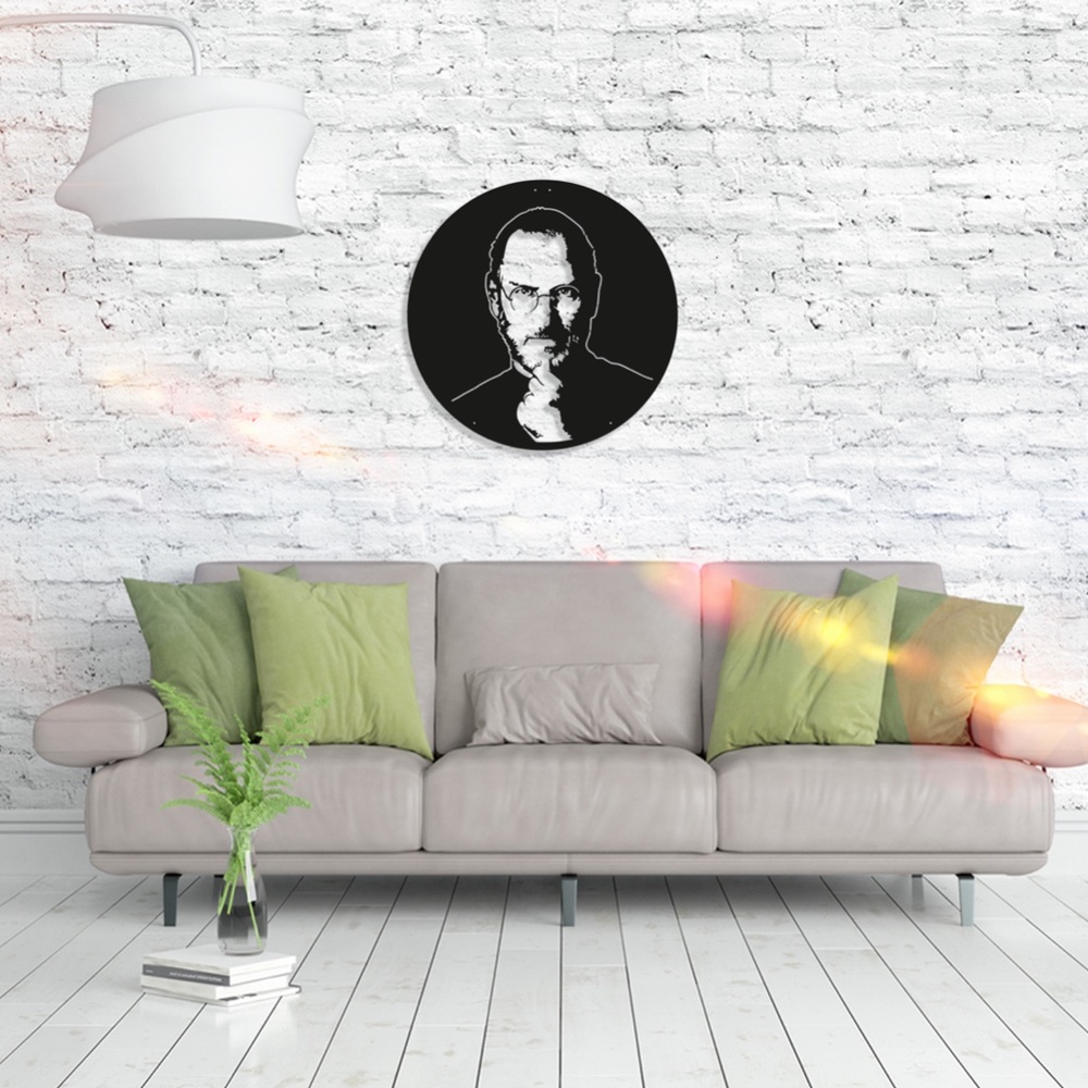 Steve Jobs Metal Wall Decor